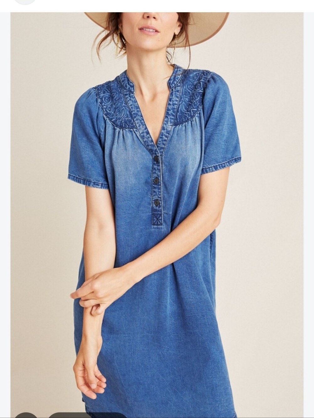 Pilcro Anthropologie Chambry Tunic Dress